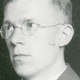 Portrait of Hans Asperger from his personnel file.